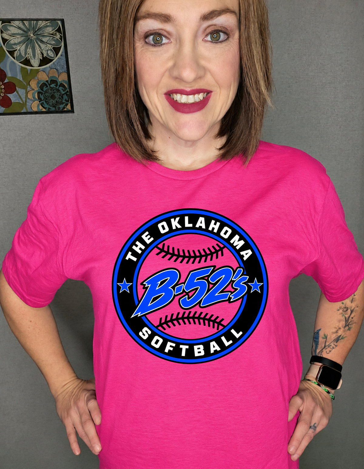 B-52's Softball - Pink Circle