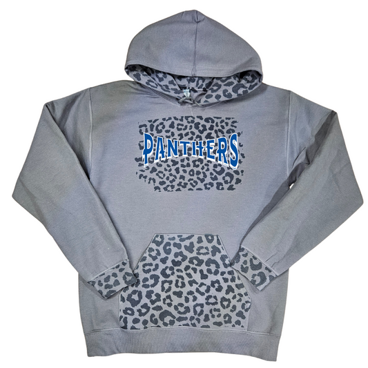 Panthers Leopard Print Hoodie