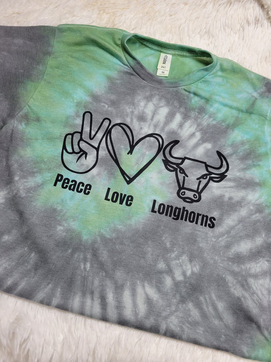 Peace Love Longhorns T-shirt