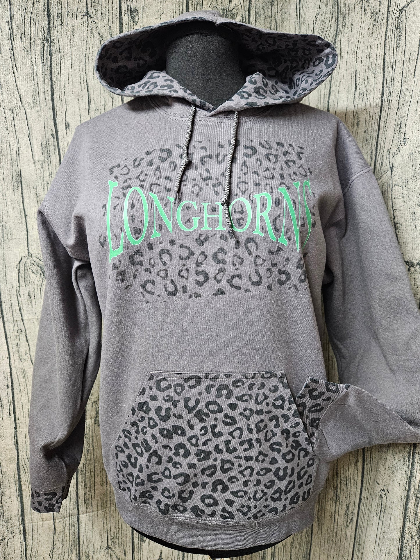 Longhorns Leopard Print Hoodie