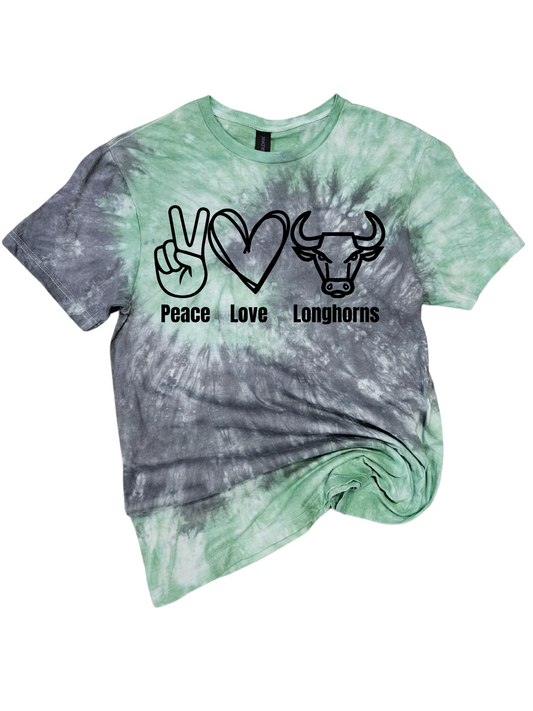 Peace Love Longhorns T-shirt