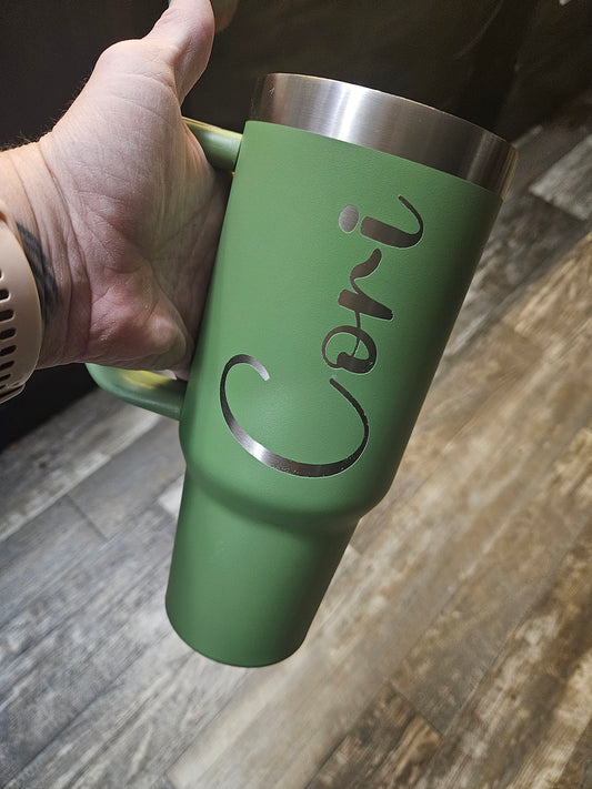 40 oz Customized Name Tumbler
