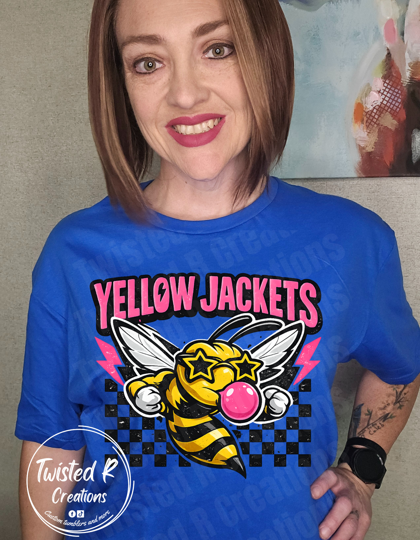 Yellow Jackets Bubble Gum Tee