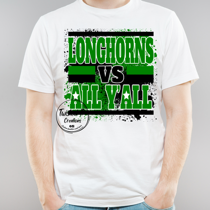 Longhorns VS. All Y'all (Shirts)