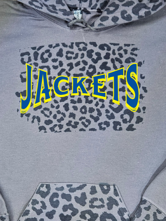 Jackets Leopard Print Hoodie