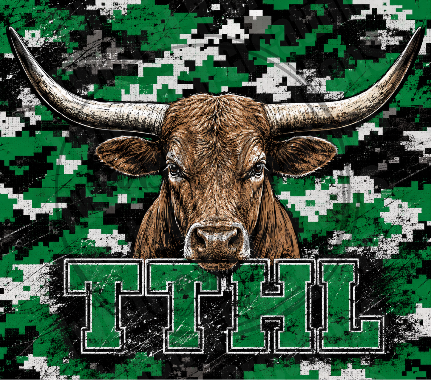 Longhorns Camo Tumbler