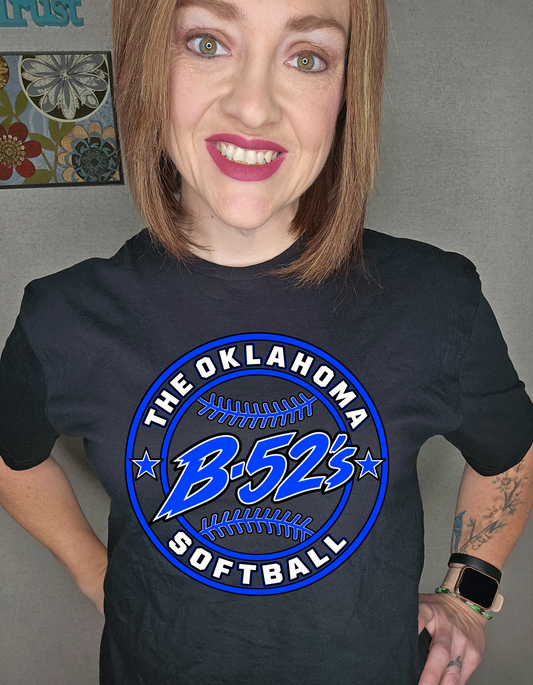 B-52's Softball - Black Circle