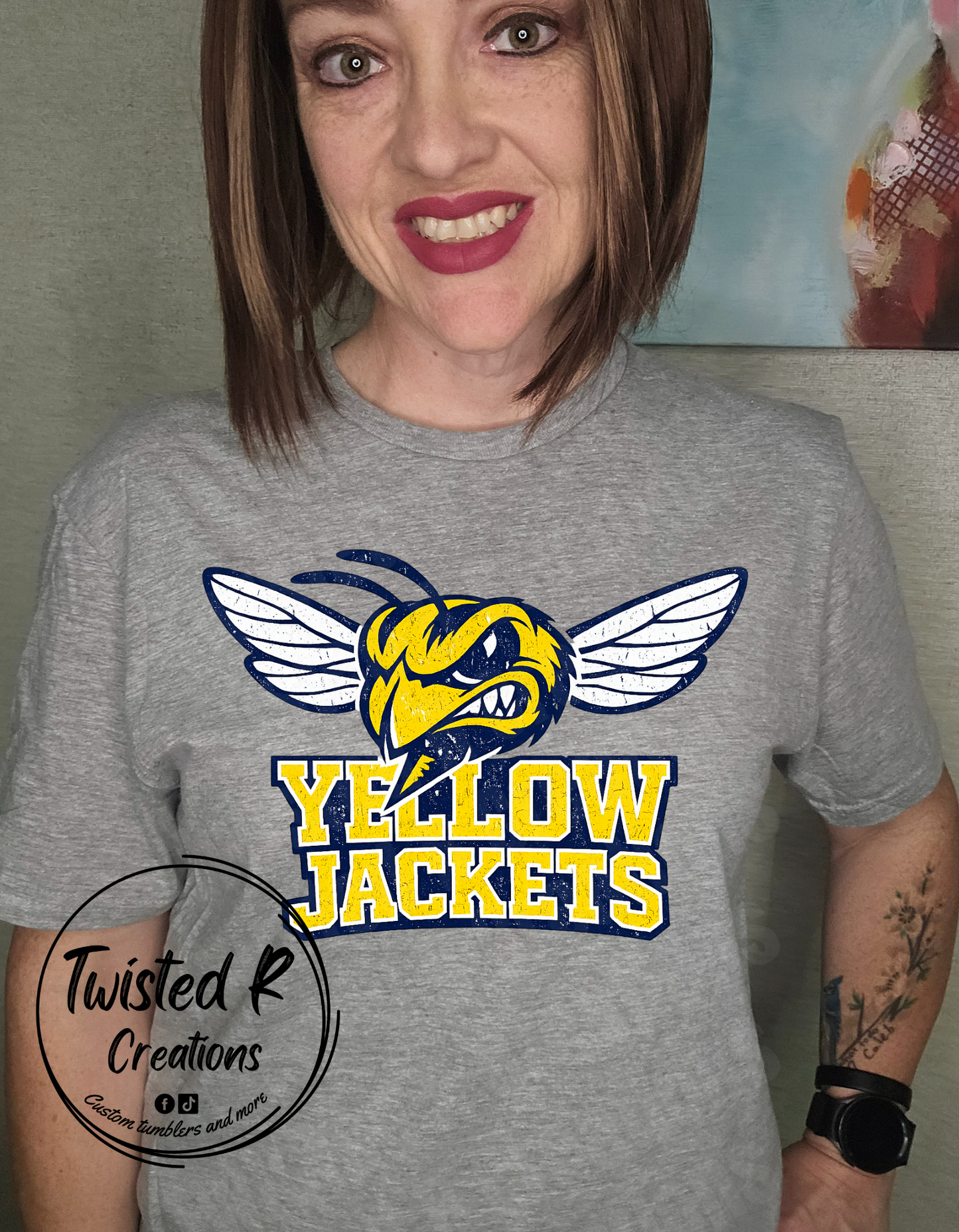 Yellow Jackets Distressed